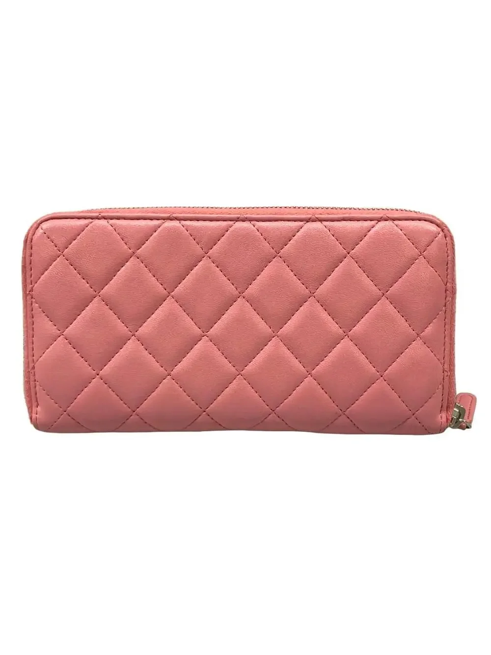 Chanel Matelasse Pink Lambskin Long #300022C69B